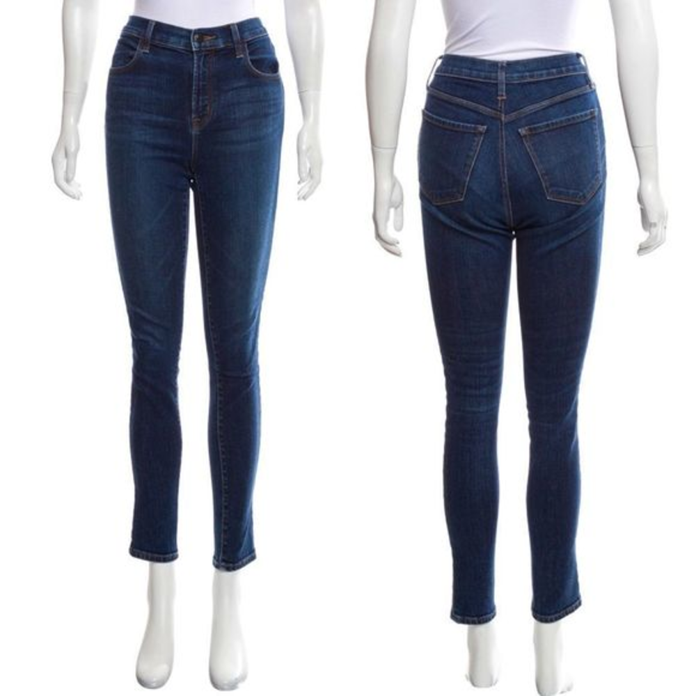 JBrand‎ High Rise Skinny Leg Jean